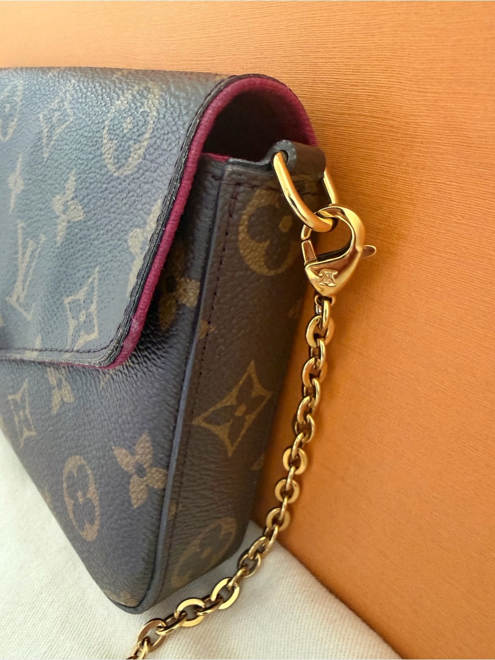 Authentic Louis Vuitton Félicie Pochette Crossbody 3 Piece Set - Picture 7 of 15